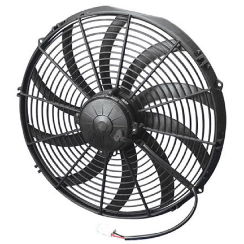 SPAL 2024 CFM 16in High Performance Fan - Pull/Curved (VA18-AP71/LL-59A) SPAL Fans & Shrouds  AXOPROS