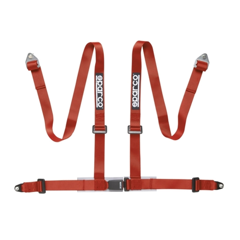 Sparco Belt 2 Inch Red 4Pt Blt-In SPARCO Seat Belts & Harnesses  AXOPROS