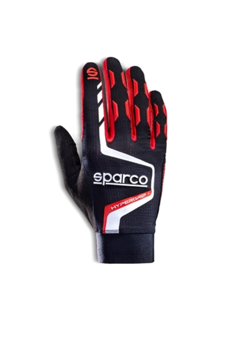 Sparco Gloves Hypergrip+ 10 Black/Red SPARCO Racing Gloves  AXOPROS