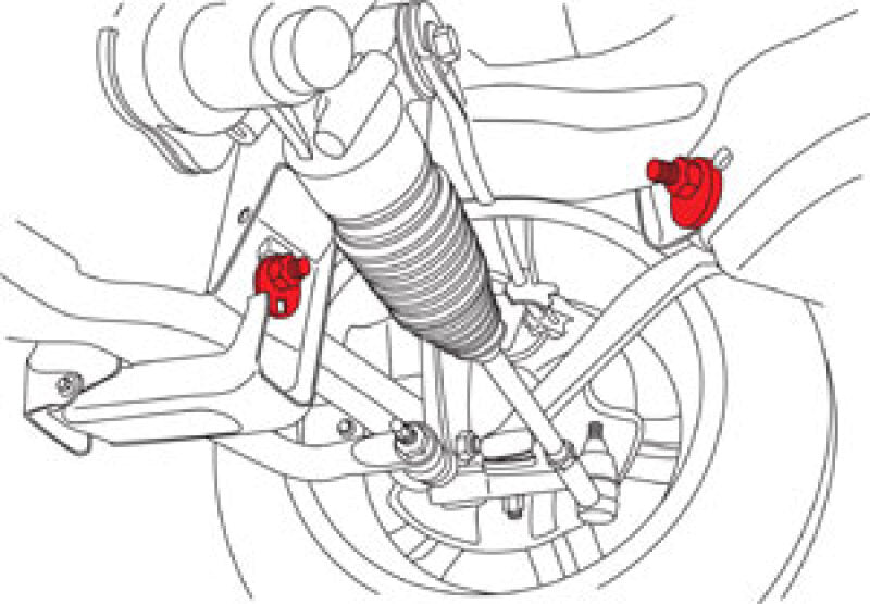 SPC Performance 11-17 Dodge Challenger RWD Cam Bolt Kit SPC Performance Alignment Kits AXOPROS