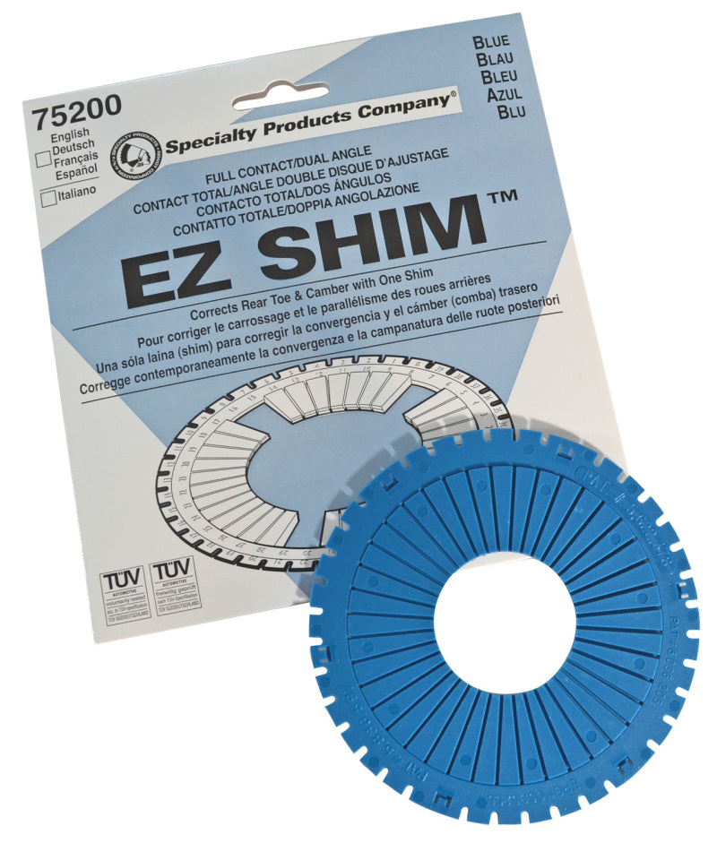 SPC Performance EZ Shim Dual Angle Camber/Toe Shim (Blue) SPC Performance Alignment Kits AXOPROS