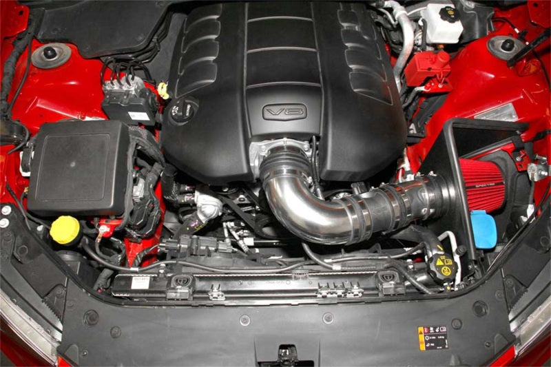 Spectre 08-09 Pontiac G8 V8-6.0/6.2L F/I Air Intake Kit - Polished w/Red Filter Spectre Cold Air Intakes AXOPROS
