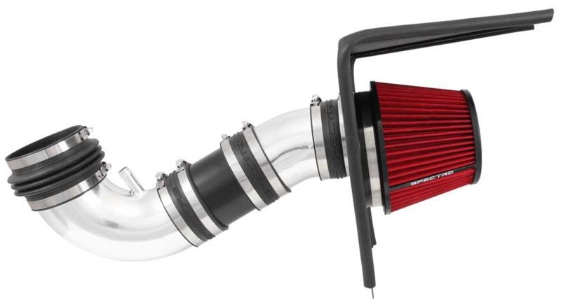 Spectre 08-09 Pontiac G8 V8-6.0/6.2L F/I Air Intake Kit - Polished w/Red Filter Spectre Cold Air Intakes AXOPROS