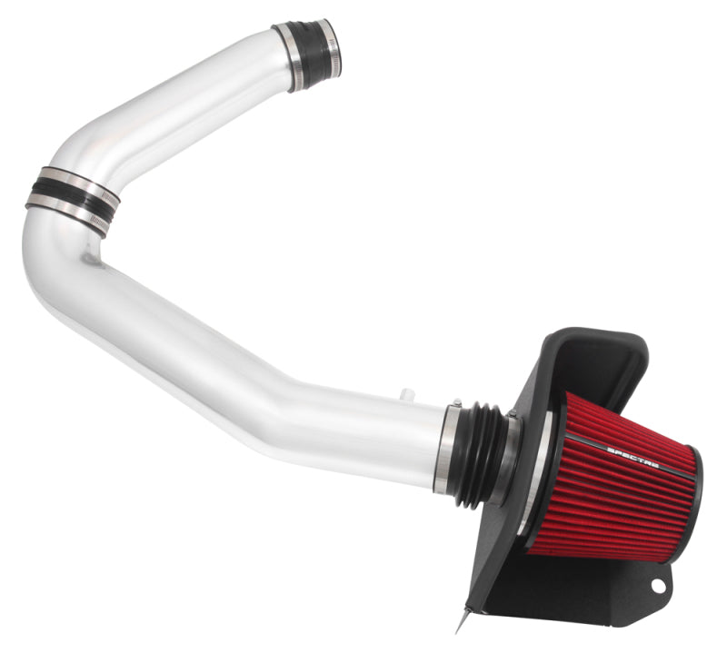 Spectre 11-15 Jeep Grand Cherokee V6-3.6L F/I Air Intake Kit - Polished w/Red Filter Spectre Cold Air Intakes AXOPROS