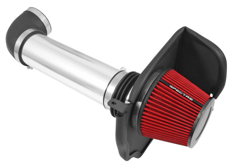 Spectre 11-17 Dodge Challenger/Charger 5.7L V8 Air Intake Kit - Polished w/Red Filter Spectre Cold Air Intakes AXOPROS