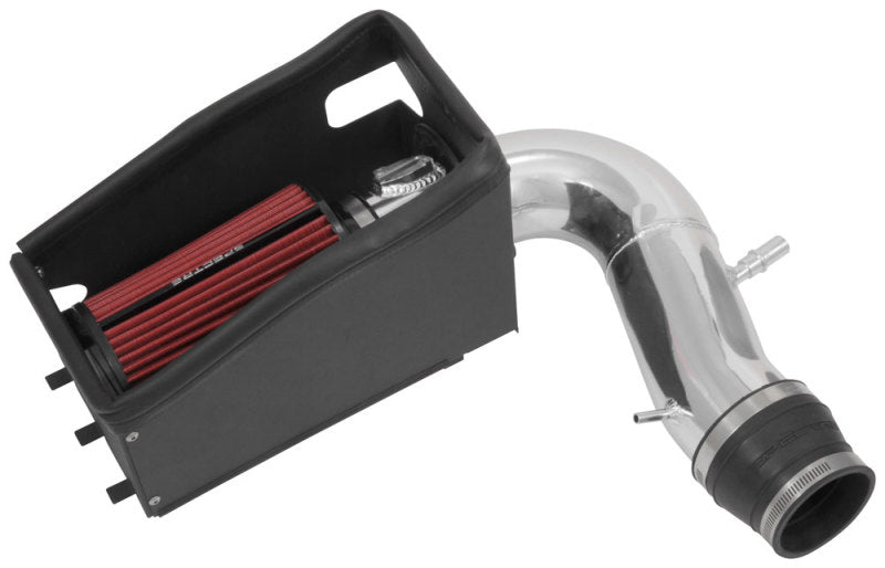 Spectre 11-19 Ford Explorer V6-3.5L F/I Air Intake Kit - Polished Aluminum w/Red Filter Spectre Cold Air Intakes  AXOPROS