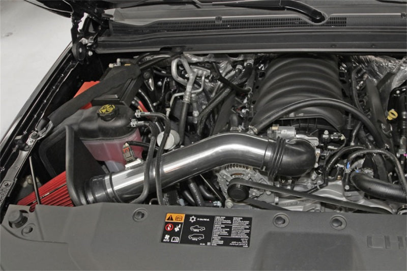 Spectre 14-15 GM Silverado/Sierra V8-5.3L F/I Air Intake Kit - Polished w/Red Filter Spectre Cold Air Intakes AXOPROS