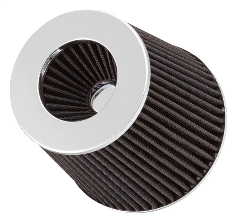 Spectre Adjustable Conical Air Filter 5-1/2in. Tall (Fits 3in. / 3-1/2in. / 4in. Tubes) - Black Spectre Air Filters - Universal Fit  AXOPROS
