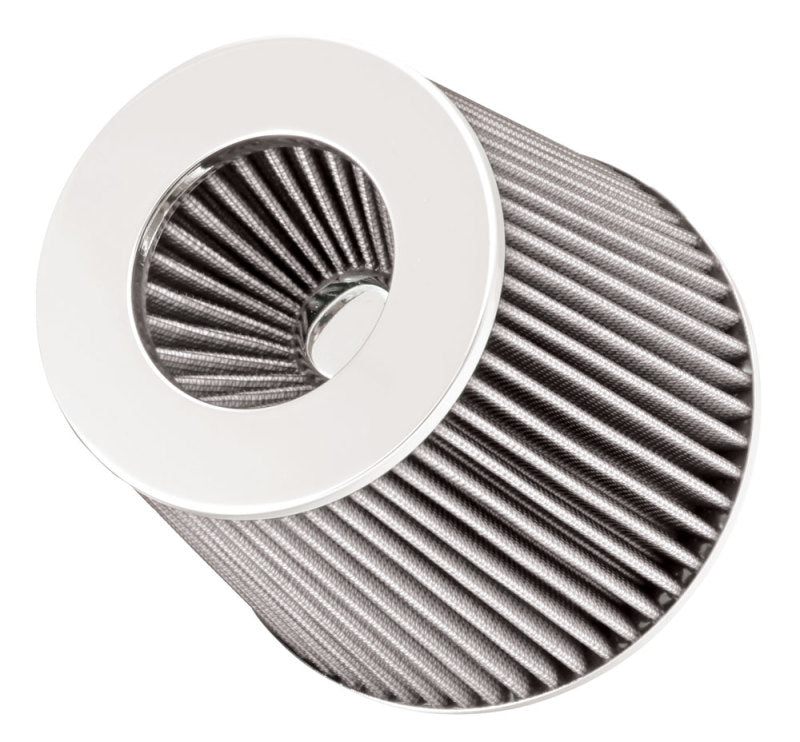 Spectre Adjustable Conical Air Filter 5-1/2in. Tall (Fits 3in. / 3-1/2in. / 4in. Tubes) - White Spectre Air Filters - Universal Fit  AXOPROS