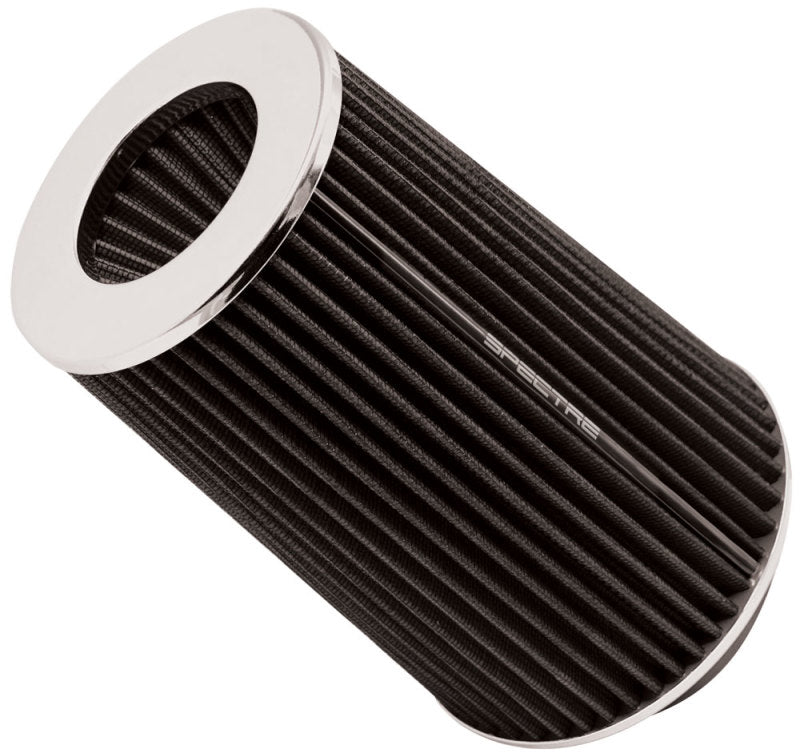 Spectre Adjustable Conical Air Filter 9-1/2in. Tall (Fits 3in. / 3-1/2in. / 4in. Tubes) - Black Spectre Air Filters - Universal Fit  AXOPROS