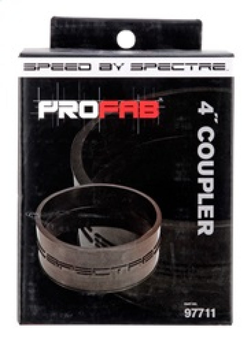 Spectre Coupler 4in. ID - Black Spectre Silicone Couplers & Hoses AXOPROS