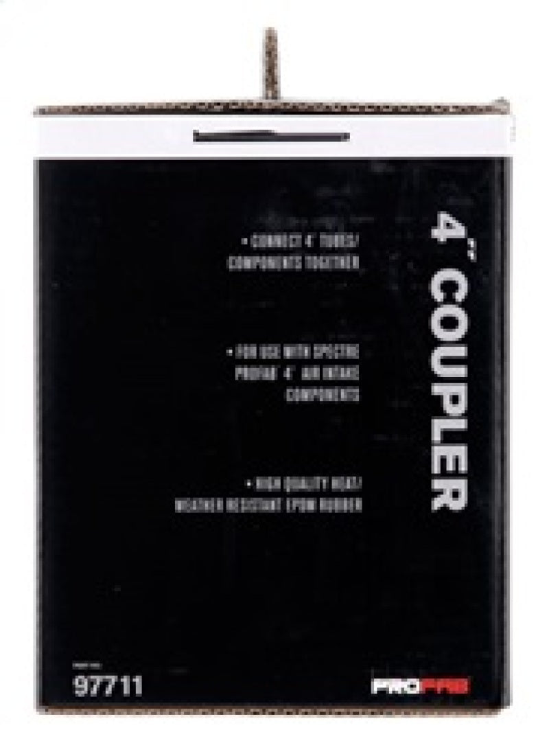 Spectre Coupler 4in. ID - Black Spectre Silicone Couplers & Hoses AXOPROS