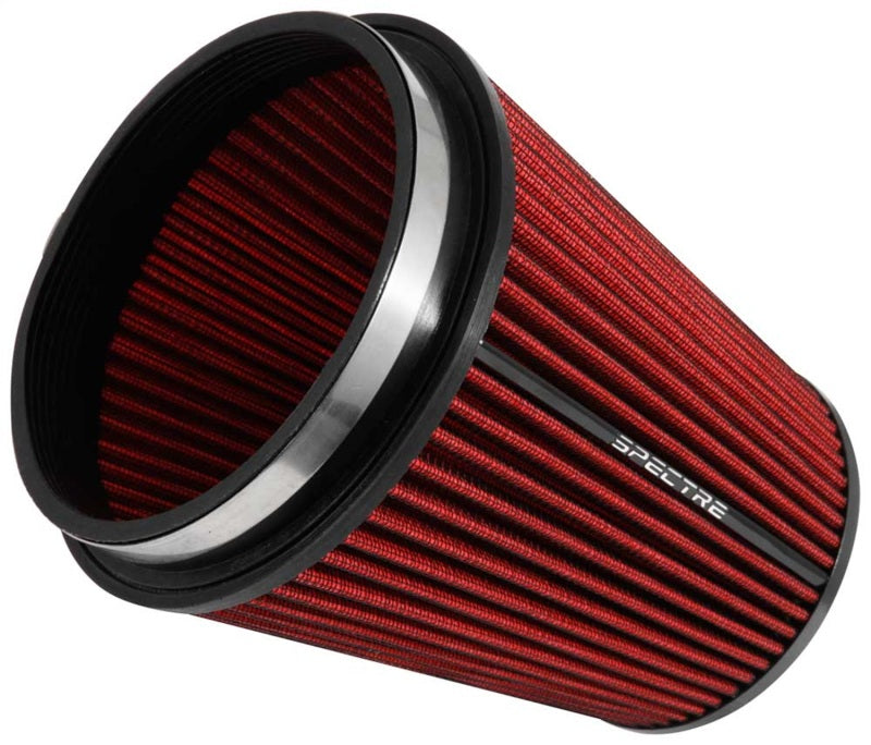Spectre HPR Conical Air Filter 6in. Flange ID / 7.719in. Base OD / 8.5in. Tall - Red Spectre Air Filters - Universal Fit  AXOPROS