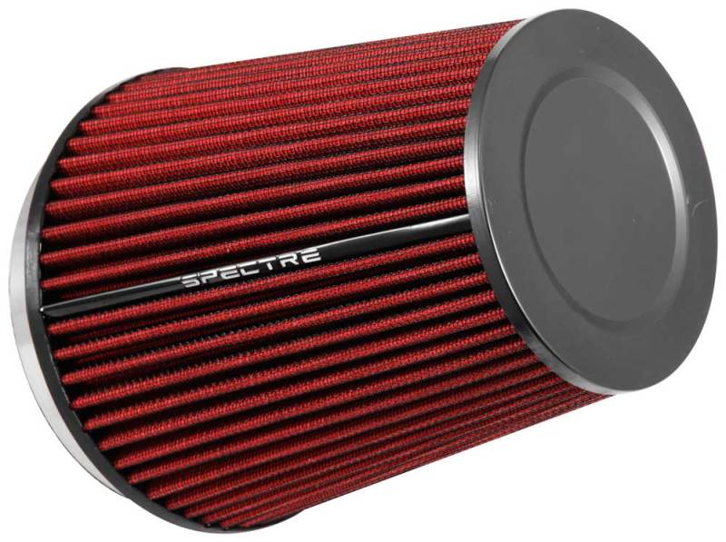 Spectre HPR Conical Air Filter 6in. Flange ID / 7.719in. Base OD / 8.5in. Tall - Red Spectre Air Filters - Universal Fit  AXOPROS
