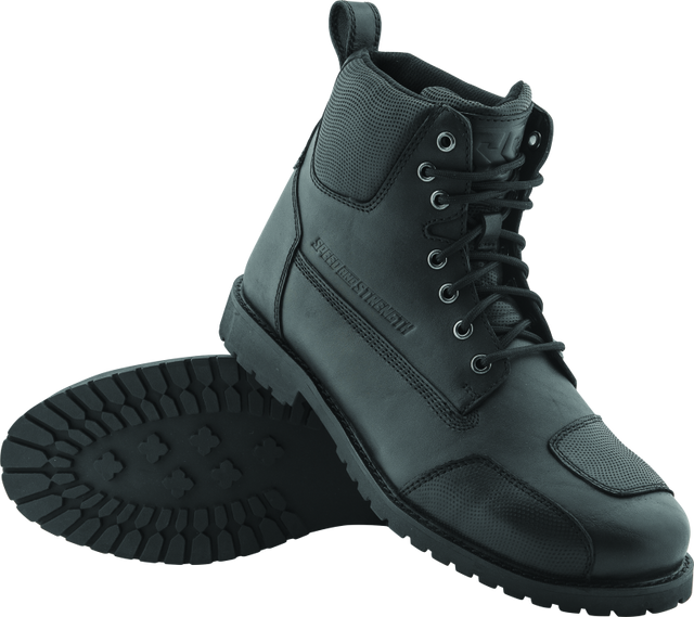 Speed and Strength Call to Arms Boot Black - 10 Speed and Strength Motorcycle Boots  AXOPROS