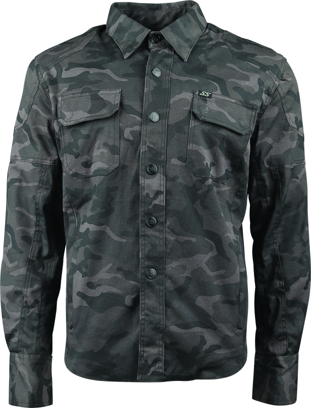 Speed and Strength Call to Arms Moto Shirt Camouflage - Medium Speed and Strength Shirts AXOPROS