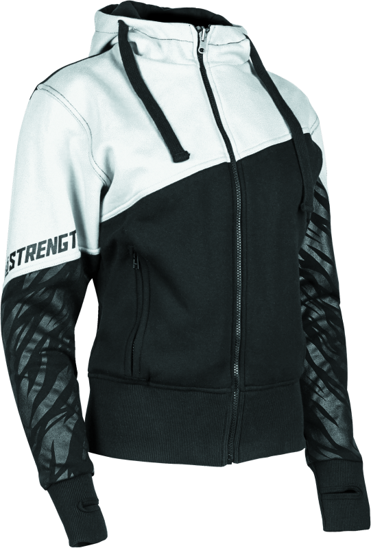 Speed and Strength Cat Outa Hell Hoody White/Black Womens - 3XL Speed and Strength Sweatshirts AXOPROS