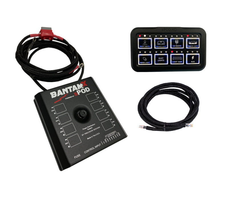 Spod BantamX HD for Uni (36 In Battery Cables) SPOD Switch Panels AXOPROS