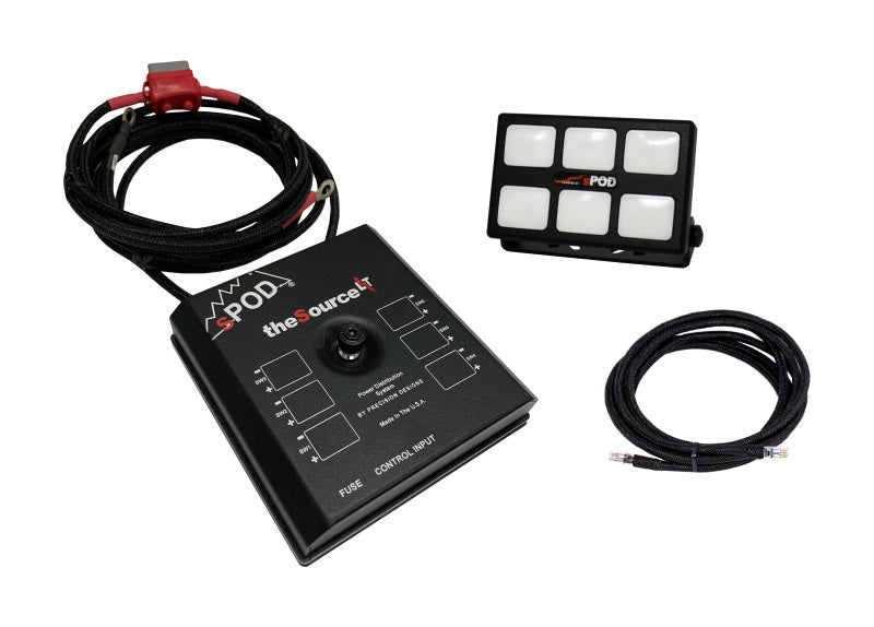 Spod SourceLT w/ Mini6 for Universal 36 Inch Battery Cables SPOD Switch Panels AXOPROS