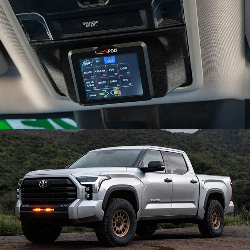 Spod Touchscreen BantamX Vehicle Kit - Toyota 2022-On Tundra SPOD Switch Panels AXOPROS