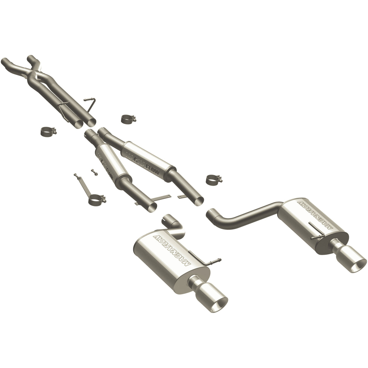 Sport Series Stainless Cat-Back System MagnaFlow Exhaust Products Exhaust System Kit AXOPROS