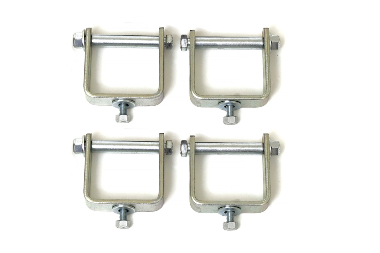 Spring Clamps - Bolt Style - 2.5 Inch Wide - 4 Pack BDS Suspension Leaf Spring Mount Kit  AXOPROS