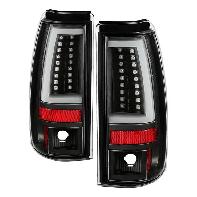 Spyder 03-06 Chevy Silverado - (Does Not Fit Stepside) LED Tail Lights - All Black ALT-YD-CS03V2-LED SPYDER Tail Lights  AXOPROS
