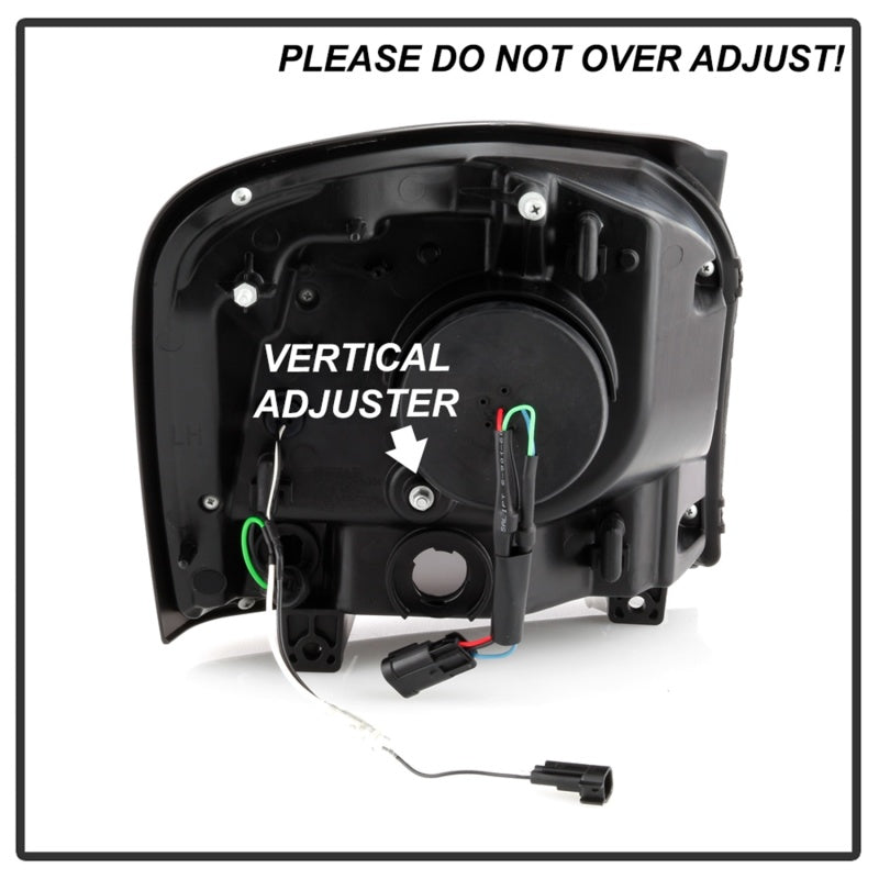 Spyder 04-06 Dodge Durango Projector Headlights - Black PRO-YD-DDU04-LB-BK SPYDER Headlights AXOPROS