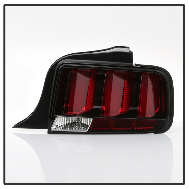 Spyder 05-09 Ford Mustang (Red Light Bar) LED Tail Lights - Black ALT-YD-FM05V3-RBLED-BK SPYDER Tail Lights AXOPROS