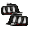 Spyder 05-09 Ford Mustang (White Light Bar) LED Tail Lights - Black ALT-YD-FM05V3-LED-BK SPYDER Tail Lights  AXOPROS