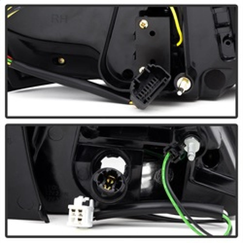 Spyder 07-11 Lexus GS 350 LED Tail Lights Black ALT-YD-LGS06-LED-BK SPYDER Tail Lights  AXOPROS