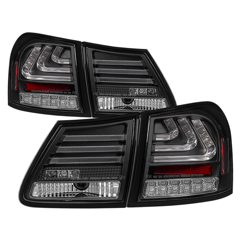 Spyder 07-11 Lexus GS 350 LED Tail Lights Black ALT-YD-LGS06-LED-BK SPYDER Tail Lights  AXOPROS