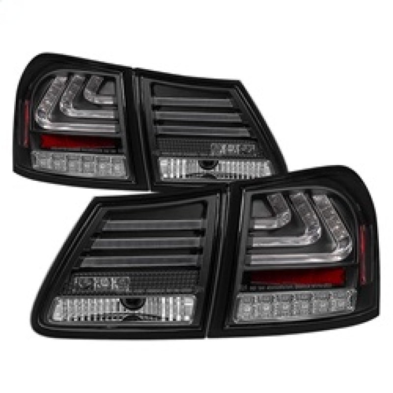 Spyder 07-11 Lexus GS 350 LED Tail Lights Black ALT-YD-LGS06-LED-BK SPYDER Tail Lights  AXOPROS