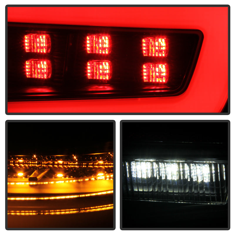 Spyder 08-11 Subaru Impreza WRX 4DR LED Tail Lights - Black ALT-YD-SI084D-LED-BK SPYDER Tail Lights  AXOPROS