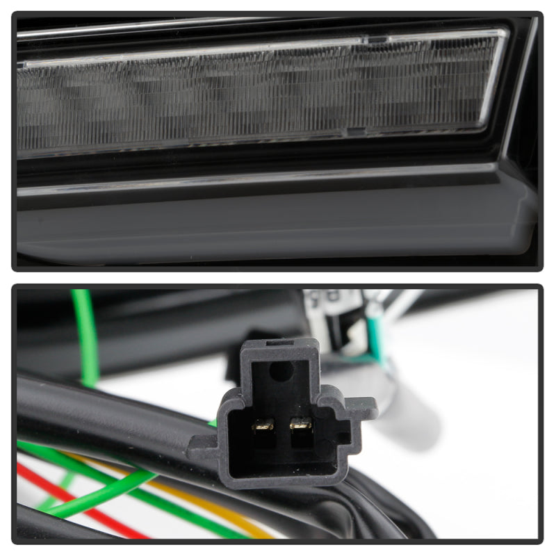 Spyder 08-14 Subara Impreza WRX Hatchback LED Tail Lights Seq Signal Blk Smoke ALT-YD-SI085D-SEQ-BSM SPYDER Tail Lights AXOPROS