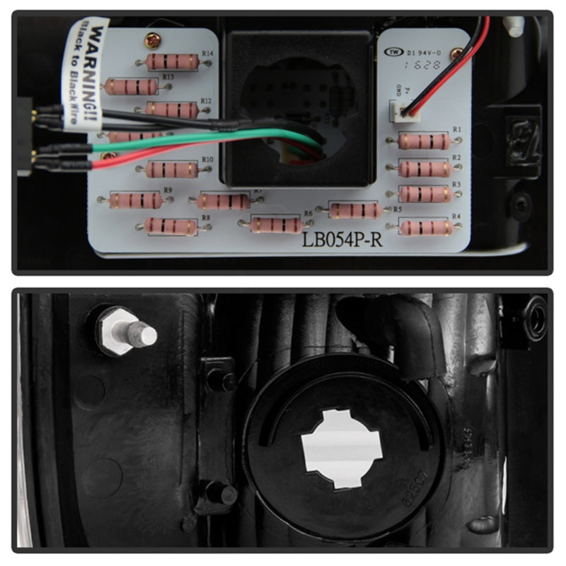 Spyder 08-16 Ford Super Duty LED Tail Lights Black Smoke ALT-YD-FS07-LED-BSM SPYDER Tail Lights  AXOPROS