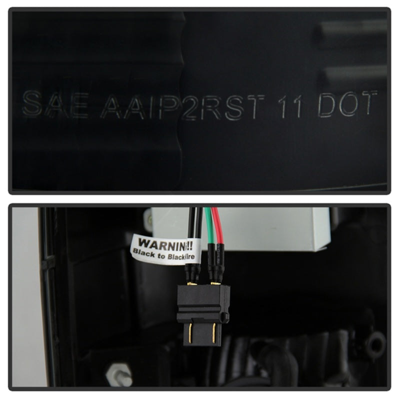 Spyder 08-16 Ford Super Duty LED Tail Lights Black Smoke ALT-YD-FS07-LED-BSM SPYDER Tail Lights  AXOPROS