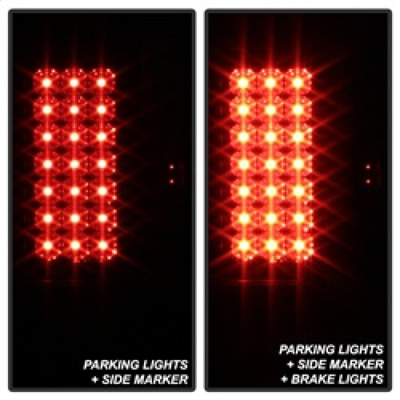 Spyder 08-16 Ford Super Duty LED Tail Lights Black Smoke ALT-YD-FS07-LED-BSM SPYDER Tail Lights  AXOPROS