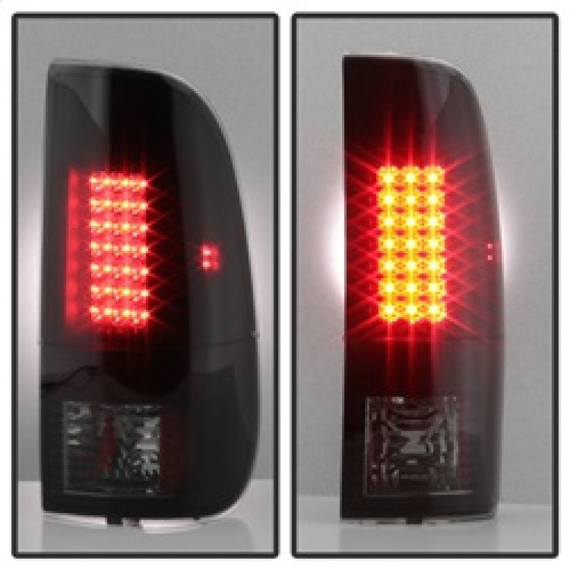 Spyder 08-16 Ford Super Duty LED Tail Lights Black Smoke ALT-YD-FS07-LED-BSM SPYDER Tail Lights  AXOPROS