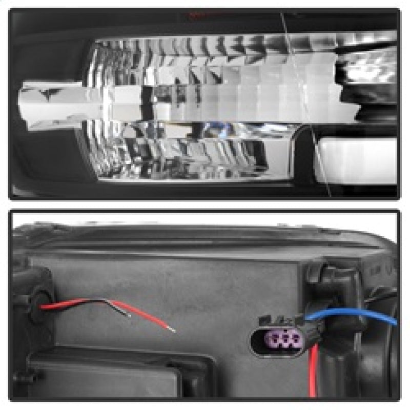 Spyder 09-16 Dodge Ram 1500 Version 2 Headlights Light Bar DRL Black PRO-YD-DR09V2-LBDRL-BK SPYDER Headlights AXOPROS