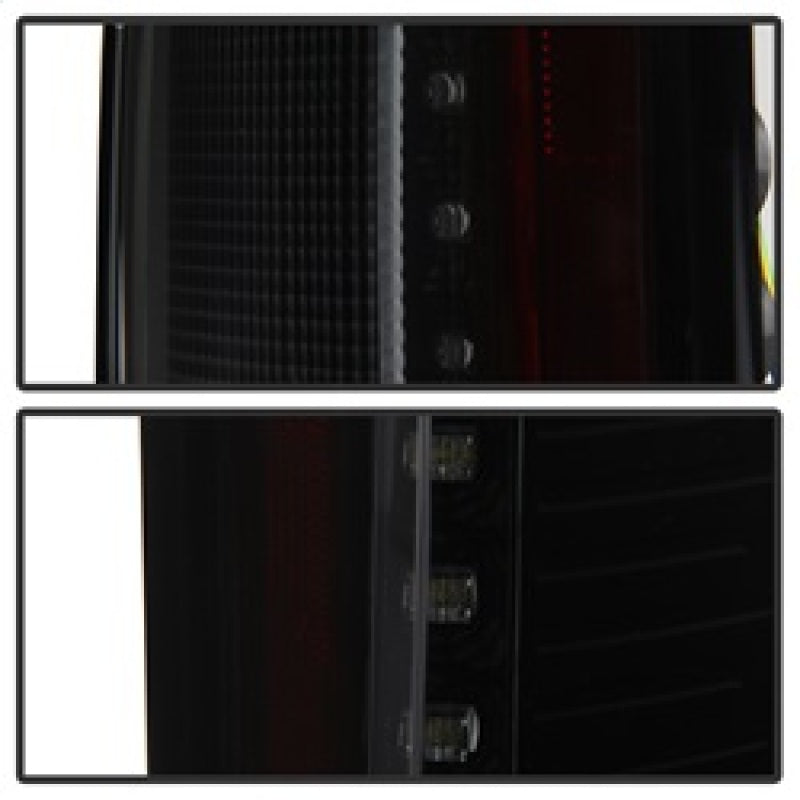Spyder 15-17 Ford F-150 LED Tail Lights (w/Blind Spot) - Black Smoke (ALT-YD-FF15015BS-LBLED-BSM) SPYDER Tail Lights AXOPROS