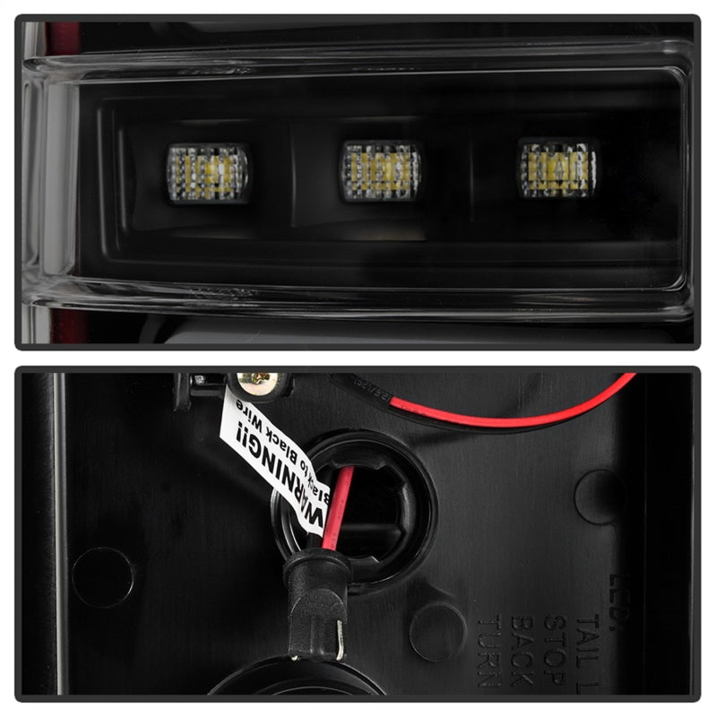 Spyder 16-17 Toyota Tacoma LED Tail Lights - Black Smoke (ALT-YD-TT16-LED-BSM) SPYDER Tail Lights  AXOPROS