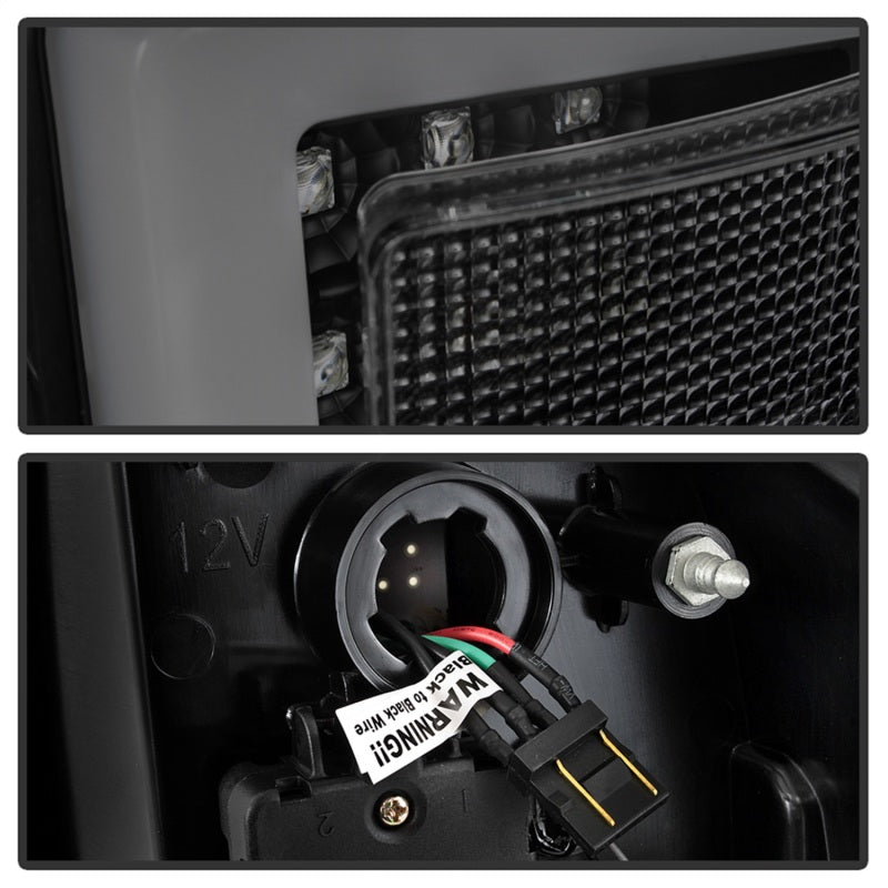 Spyder 16-17 Toyota Tacoma LED Tail Lights - Black Smoke (ALT-YD-TT16-LED-BSM) SPYDER Tail Lights  AXOPROS