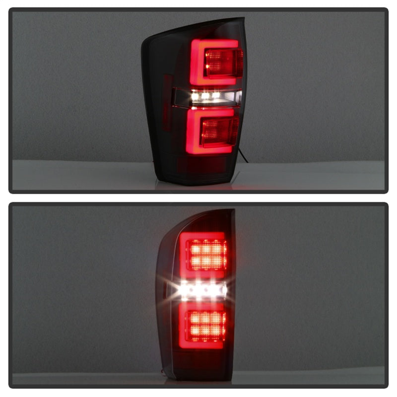 Spyder 16-17 Toyota Tacoma LED Tail Lights - Black Smoke (ALT-YD-TT16-LED-BSM) SPYDER Tail Lights  AXOPROS