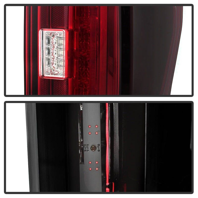 Spyder 17-18 Ford F-250 SD (w/Blind Spot Sens) LED Only Tail Lights - Red Clr (ALT-YD-FS17BS-LED-RC) SPYDER Tail Lights AXOPROS