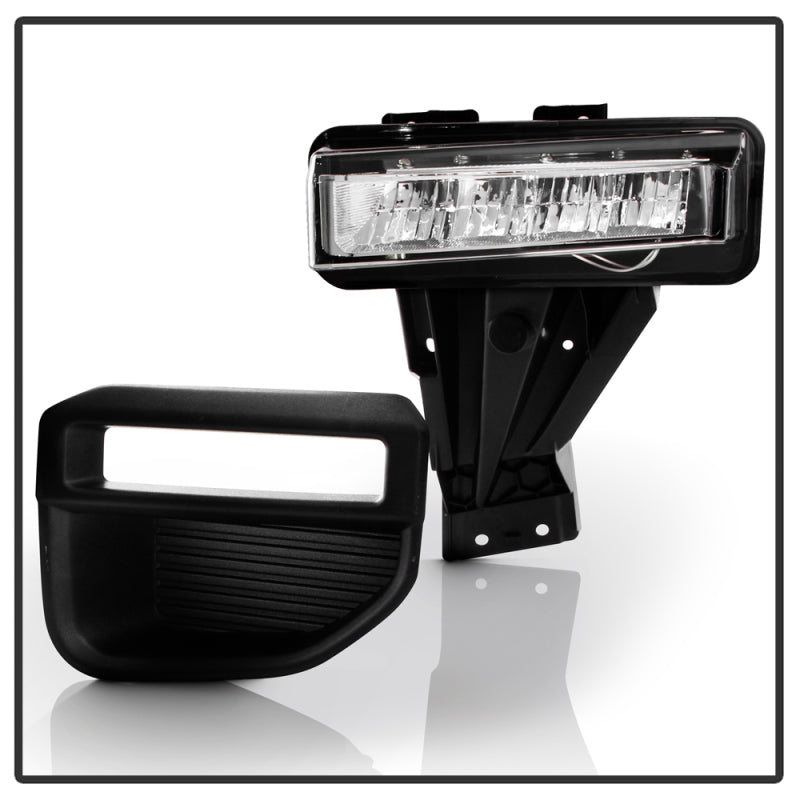 Spyder 20-22 Ford F250/F350 Super Duty OEM Full LED Fog Lights W/ Switch - Clear SPYDER Fog Lights AXOPROS