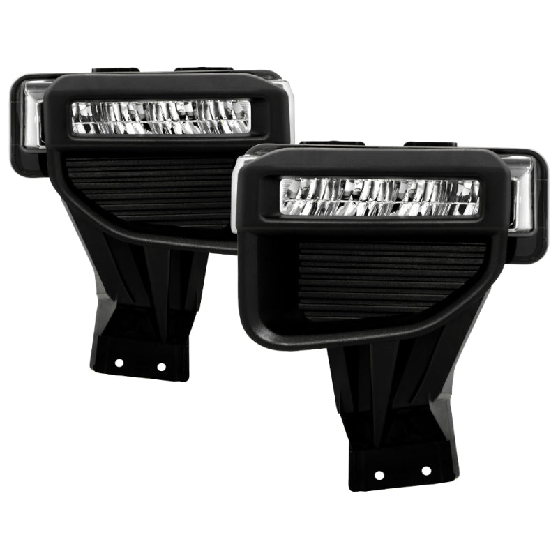 Spyder 20-22 Ford F250/F350 Super Duty OEM Full LED Fog Lights W/ Switch - Clear SPYDER Fog Lights AXOPROS