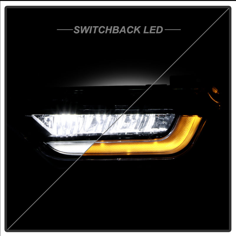 Spyder 21-23 Ford F150 w/ Turn Signal OEM Style Full LED Fog Lights w/ Switch FL-FF1502021-LED-T-C SPYDER Fog Lights AXOPROS