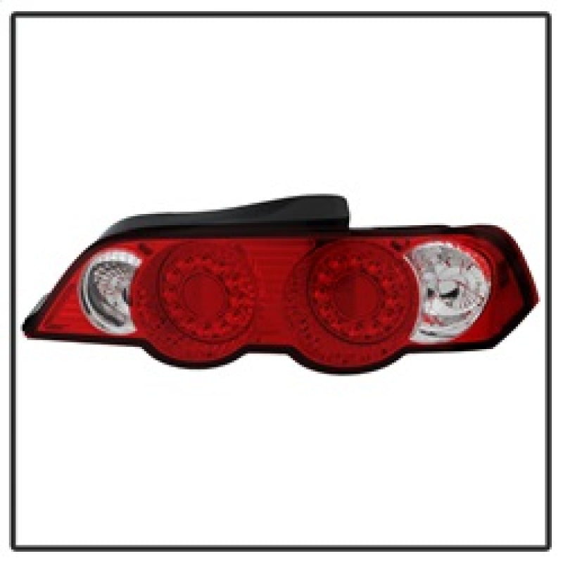 Spyder Acura RSX 02-04 LED Tail Lights Red Clear ALT-YD-ARSX02-LED-RC SPYDER Tail Lights  AXOPROS