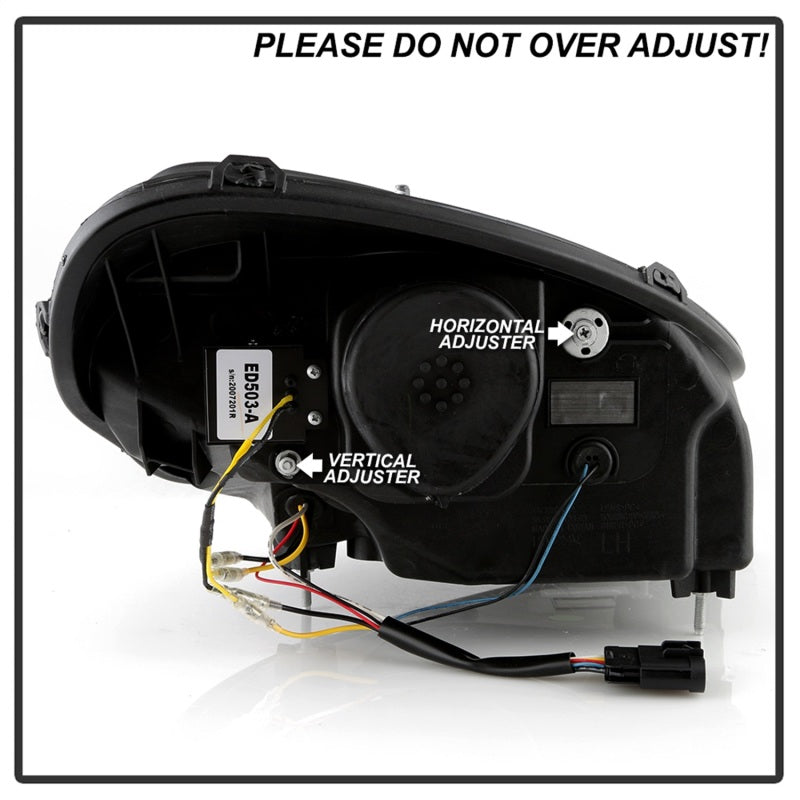 Spyder Apex Series 05-13 Chevrolet C6 Corvette Hi Powered LED Module Headlights SPYDER Headlights AXOPROS